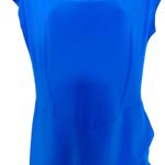 Chiara Boni La Petite Cobalt Gathered Cowl Neck Dress cocktail party Size 48 Blue Photo 5