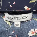 Heartloom  Blouse Womens Small Navy Blue Ditzy Floral Flowers Boho Cottagecore‎ Photo 6