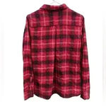 Woolrich  The Pemberton Flannel Long Sleeve Button Down Shirt‎ Black Red Size M Photo 4