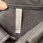 Mondetta  Collared Fleece Pullover Top NWT Women's Size Large Black Photo 6