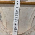 Lululemon  Athletica Womens Love Wash Pima Cotton Racerback Tank Top Beige Size 4 Photo 3