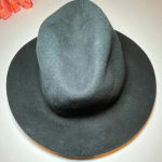 Target  One Size Fedora Hat Black Wool Classic Modern‎ Traditional Urban Photo 4