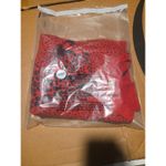 New York Knitworks Red Cheetah Sweatshirt, Leopard Print Top, Women's Medium Photo 5