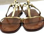 Tory Burch  Lowell Flat Gladiator Sandal in Gold Size 9.5 Photo 5