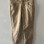 Tinseltown Pants Women’s 3 Khaki Denim Couture Skinny Khakis High Rise Tan Photo 0