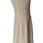 St. John Collection Sleeveless Textured Knit Dress Ecru, Sz 6 (missing belt) Photo 4