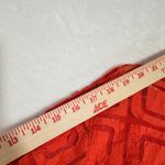 Ruby Road Orange Sheer Top Plus‎ 20W Mother of Pearl Buttons 3/4 Roll Tab Fringe Photo 7