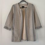 Bobeau Collection by Abel Woven Long Open Blazer Lagenlook Artsy Office Size Med Photo 0