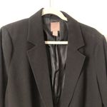 H&M  Single Breasted One Button Closure Black Blazer Jacket Women’s Size XL Photo 3