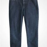 Lafayette 148 New York Blue Ankle Cropped Cuffed Mid Rise Jeans Size 2 Photo 0