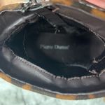 Pierre Dumas  cheetah animal print leather brown ankle boots block heel size 7 Photo 5