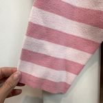 Vintage L.L Bean Dark & Light Pink Stripe Cotton Sweater Top Blouse Size Small S Photo 4