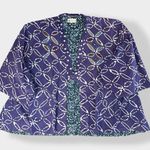 Marketplace Handwork of India Sikkim Jacket Reversible and embroidered Size 4W Blue Size undefined Photo 0