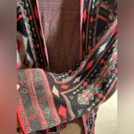 Cotton Emporium Multicolor Southwestern Open front Cardigan M Photo 5