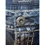 Silver Jeans  Blue Womens Size W28 32L Fluid Denim Suki Mid Straight Embroidered Photo 3