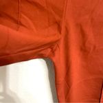 Loft Womens Pants Burnt Orange Front Seamed High Waist Ankle Side Zip Size 6 Photo 7