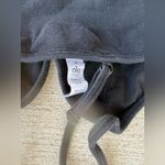 Alo Yoga Black Ribbed Sports Bra, Size Small Photo 2