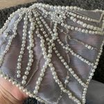 Aidan Mattox embellished pleated satin gown Photo 5