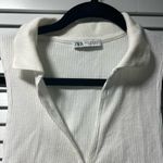 ZARA  vneck collared crop top Photo 2