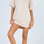 Princess Polly Cayley tee mini dress in beige Photo 0