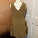 Theory #158  DOUBLE-FACED POLISHED DRESS IN GRAHAM CAMEL BROWN DRESS SIZE 8 Photo 1