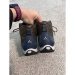 Oboz Waterproof Hiking Boots Women's 7 Purple Accent Leather Trail Shoes Blue Photo 2