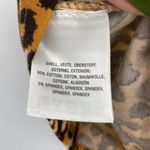 Anthropologie Anthropolgie Top Pullover Animal Print Mock Neck Short Sleeve Womens XS Photo 3