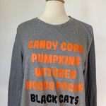 Celebrate It Gray & Orange Long Sleeve Halloween Graphic T Photo 1