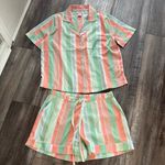 Tommy Bahama  Pastel Stripes Pajama Set Small Photo 0