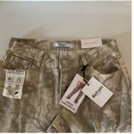 NWT Women’s Cargo Wide Leg Pants Beige Utility Streetwear Festival Y2K Size 7 Tan Photo 4