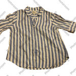 J.Crew ‎ Striped nautical strip beach caftan coverup Photo 0