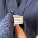 Aerie  Navy Blue V Neck Bishop Sleeve Sweatshirt Top Size Women's XL Photo 11