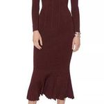 Galvan London Atalanta Long Sleeved Dress Burgundy Size XL New w/Tag Retail $950 Photo 0