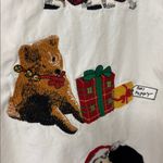 Cambridge Dry Goods Vintage Embroidered Christmas Dog Button Down Shirt Size XL White Photo 6