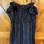 OP Womens Black Multicolor Adjustable Straps Elastic Waist Dress Size XL (5180) Photo 0