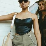 Princess Polly leather bustier top Photo 0