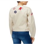 Guess Ecru Patch Denim Cotton Jacket size XS/S Photo 6