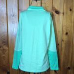 The North Face  neon green/blue quarter zip sweatshirt size medium Outdoors​ Photo 4