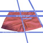 Loft ANN TAYLOR RED WITH BEIGE FLECKS SHORTS (12) Photo 10