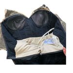 GALINA SIGNATURE Beaded Maxi Wedding Gown with Train Black Size 22W Photo 8