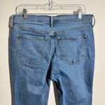 J.Crew Full Length Flare Jeans Women 29 Blue Button Fly Boho Western Casual Pant Photo 3