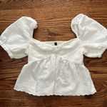 ZARA White TRF princess top Photo 0