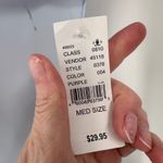 PacSun NWT Ribbed Triangle Bikini Set Purple Medium Racerback Lavender Photo 7