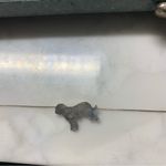 Golden doodle Charm Necklace Cut Out Heart 925 Sterling Silver 18” Photo 5