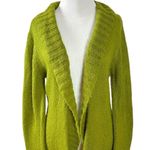 Wooden Ships Lightweight Wrap Cardigan in Fern Forest Green Size Medium Large Photo 1