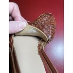 Nisolo Huarache Flats Womens 6.5 Brown Leather Woven Comfort Travel Boho Artsy Photo 11