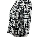 NEW Kasper Womens Size 4 Black White Elegant Party Chic Blazer Jacket 3/4 Sleeve Photo 4