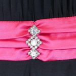 Taboo Vintage 90s Black & Pink Ruffle Dress Photo 7