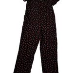 The Nines by Hatch Black & red Jumpsuit w/ Pockets Women Size Small | 35 Photo 2