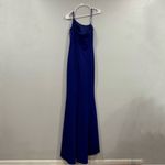 La Femme 28176 One-Shoulder Jersey Gown in Royal Blue 2 NWOT Photo 2